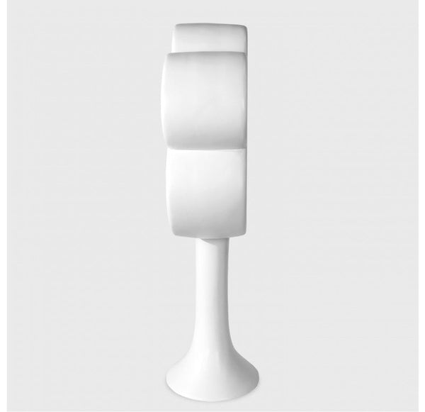 Flower Power Sculpture, Satin White by Gold Leaf Design Group | Sculptures | Modishstore-3