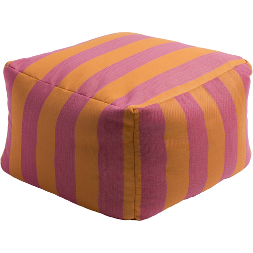 Surya Finn Cube Pouf - Stripes - FNPF-001 | Poufs | Modishstore-2