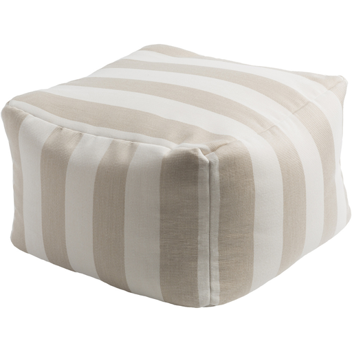 Surya Finn Cube Pouf - Stripes - FNPF-001 | Poufs | Modishstore-4