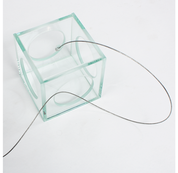 Gold Leaf Design Group Hanging Glass Cube - Set of 4 | Outdoor Decor | Modishstore-3