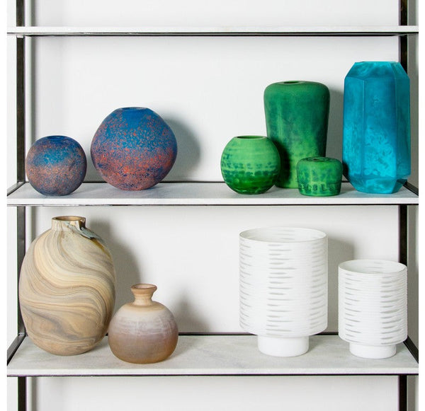 Onyx Vase by Gold Leaf Design Group | Vases | Modishstore-4