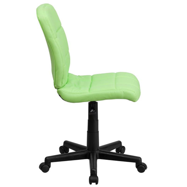 Mid-Back Green Quilted Vinyl Swivel Task Office Chair By Flash Furniture | Office Chairs | Modishstore - 2