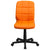 Mid-Back Orange Quilted Vinyl Swivel Task Office Chair By Flash Furniture | Office Chairs | Modishstore - 4