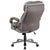 Hercules Series Big & Tall 500 Lb. Rated Taupe Leathersoft Executive Swivel Ergonomic Office Chair With Extra Wide Seat By Flash Furniture | Office Chairs | Modishstore - 3
