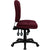 Mid-Back Burgundy Fabric Multifunction Swivel Ergonomic Task Office Chair With Pillow Top Cushioning By Flash Furniture | Office Chairs | Modishstore - 2