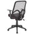 Salerno Series High Back Dark Gray Mesh Office Chair With Arms By Flash Furniture | Office Chairs | Modishstore - 3