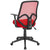 Salerno Series High Back Red Mesh Office Chair With Arms By Flash Furniture | Office Chairs | Modishstore - 3