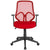 Salerno Series High Back Red Mesh Office Chair With Arms By Flash Furniture | Office Chairs | Modishstore - 4