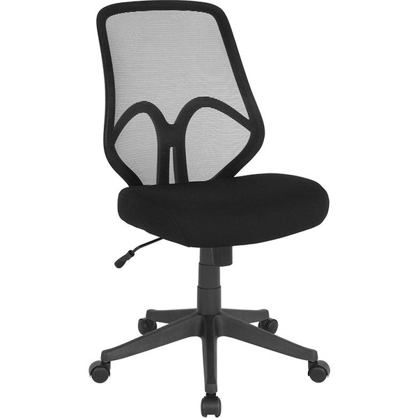 Salerno Series High Back Black Mesh Office Chair By Flash Furniture | Office Chairs | Modishstore