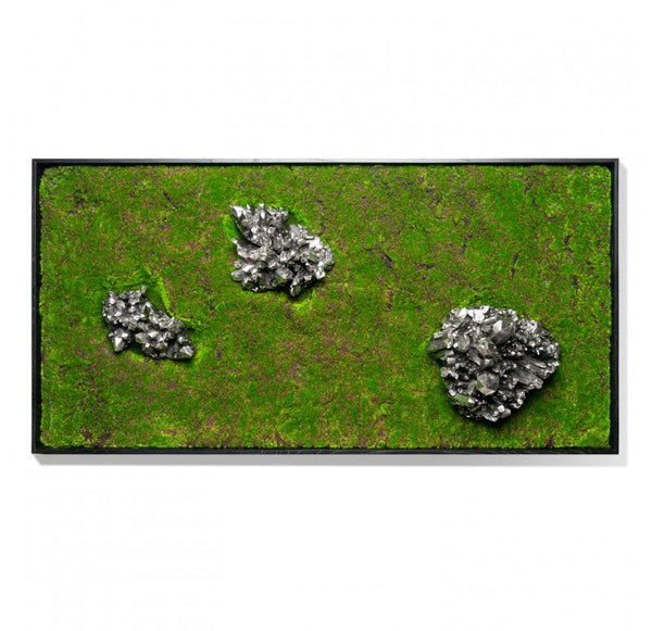 Green Wall, Succulents & Resin Silver Crystals by Gold Leaf Design Group | Green Wall | Modishstore