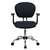 Mid-Back Gray Mesh Padded Swivel Task Office Chair With Chrome Base And Arms By Flash Furniture | Office Chairs | Modishstore - 4