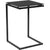 Burbank Black Glass End Table With Black Metal Frame By Flash Furniture | End Tables | Modishstore