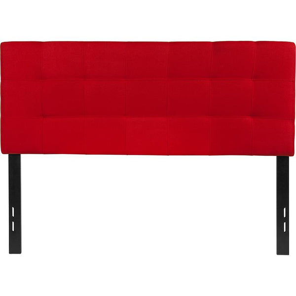 Bedford Tufted Upholstered Full Size Headboard In Red Fabric By Flash Furniture | Headboards | Modishstore - 2