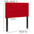 Bedford Tufted Upholstered Twin Size Headboard In Red Fabric By Flash Furniture | Headboards | Modishstore - 4