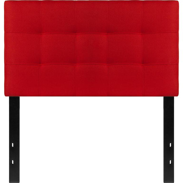Bedford Tufted Upholstered Twin Size Headboard In Red Fabric By Flash Furniture | Headboards | Modishstore - 2