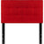 Bedford Tufted Upholstered Twin Size Headboard In Red Fabric By Flash Furniture | Headboards | Modishstore - 2