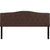 Cambridge Tufted Upholstered King Size Headboard In Dark Brown Fabric By Flash Furniture | Headboards | Modishstore - 2