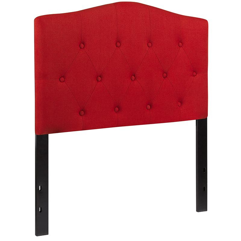 Cambridge Tufted Upholstered Twin Size Headboard In Red Fabric By Flash Furniture | Headboards | Modishstore - 3