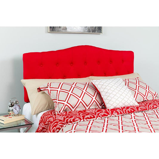 Cambridge Tufted Upholstered Twin Size Headboard In Red Fabric By Flash Furniture | Headboards | Modishstore
