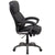Flash Furniture High Back Black Leather Executive Swivel Office Chair With Lumbar Support Knob | Office Chairs | Modishstore-3