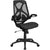 High Back Transparent Black Mesh Executive Ergonomic Office Chair With Adjustable Lumbar, 2-Paddle Control & Flip-Up Arms By Flash Furniture | Office Chairs | Modishstore