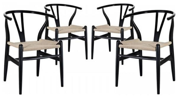 Modway Amish Dining Armchair - Set of 4