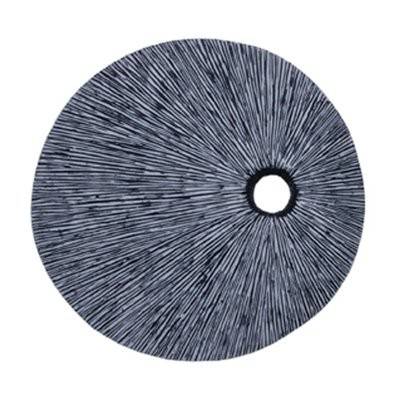 Screen Gems Sandstone Ribbed Round Wall Decor Top Hole | Wall Decor | Modishstore-2
