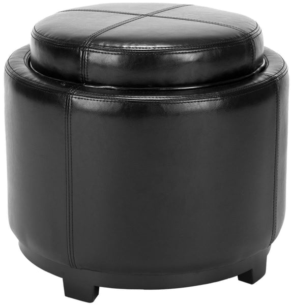 Safavieh Chelsea Round Tray Ottoman | Ottomans |  Modishstore  - 3
