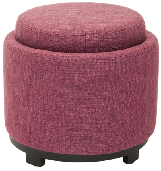 Safavieh Chelsea Round Tray Ottoman | Ottomans |  Modishstore  - 7