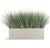 Grass: Bear Grass in Whitewash Linear Planter by Gold Leaf Design Group | Planters, Troughs & Cachepots | Modishstore