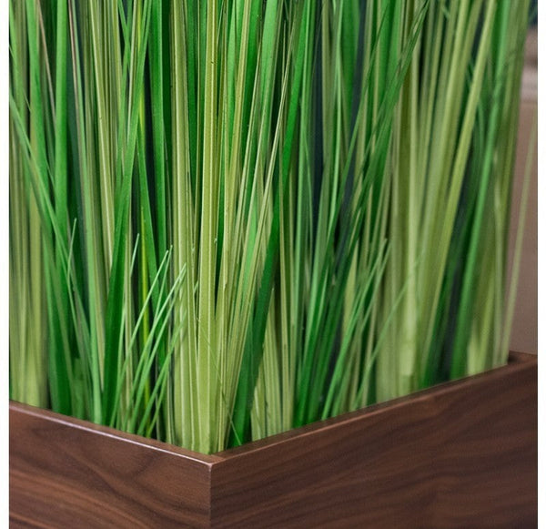 Mixed Grasses in Linear Wood Planter by Gold Leaf Design Group | Planters, Troughs & Cachepots | Modishstore-2