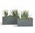 Mediterranean Mix in Drift Planters, Set of 2 by Gold Leaf Design Group | Planters, Troughs & Cachepots | Modishstore