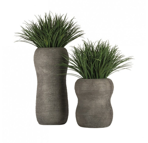 Grass: Liriope in Naoshima Planter, SM by Gold Leaf Design Group | Planters, Troughs & Cachepots | Modishstore-4