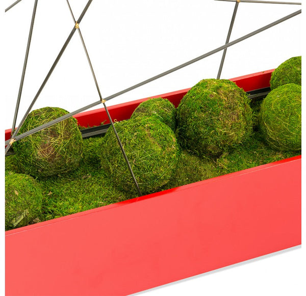 Intersect Screen in Custom Rectangle Planter with Legs by Gold Leaf Design Group | Planters, Troughs & Cachepots | Modishstore-4