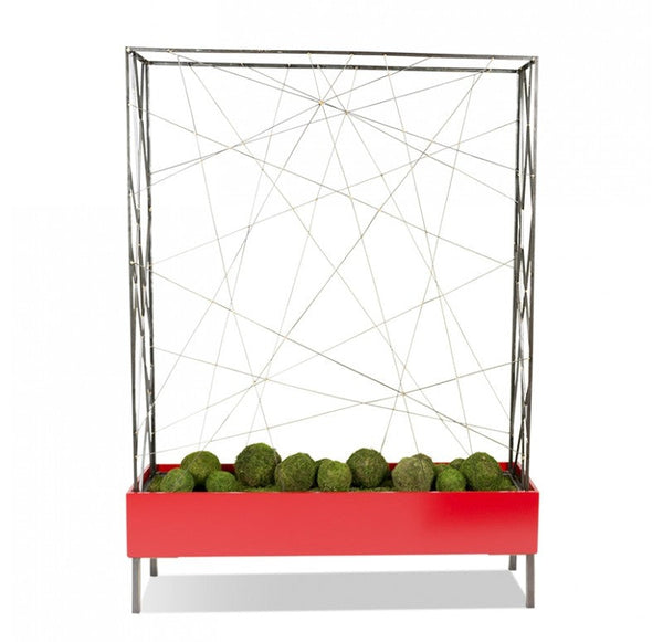Intersect Screen in Custom Rectangle Planter with Legs by Gold Leaf Design Group | Planters, Troughs & Cachepots | Modishstore