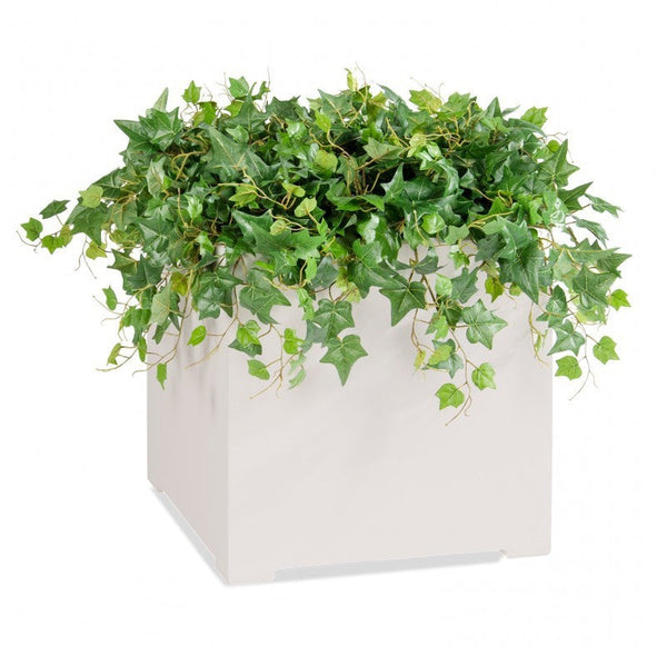 Outdoor: Cube Planter w/ Ivy, Green | Outdoor Planters, Troughs & Cachepots | Modishstore