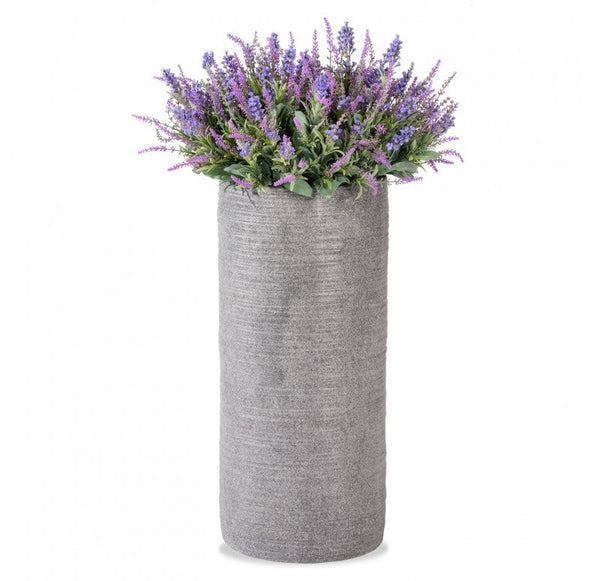 Summer Lavender Mix in Ishi Planter by Gold Leaf Design Group | Planters, Troughs & Cachepots | Modishstore