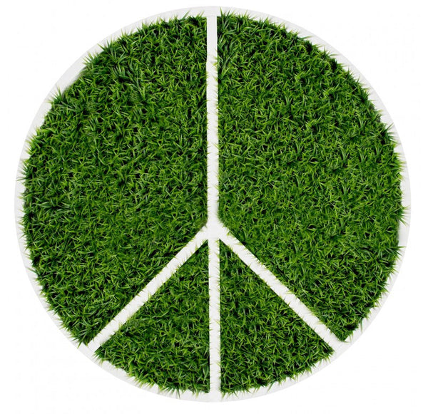 Green Wall, Peace w/ Curly Grass by Gold Leaf Design Group | Green Wall | Modishstore