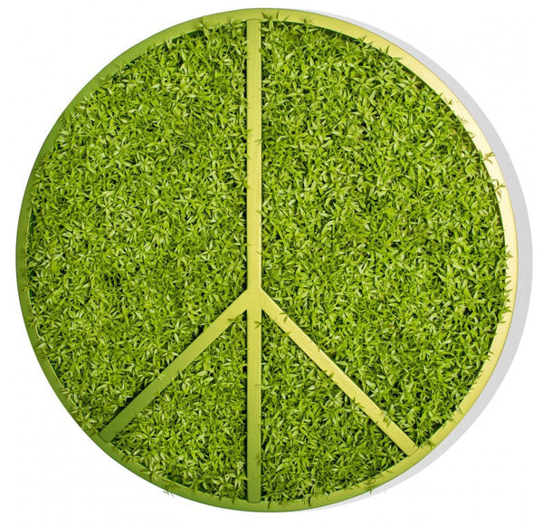 Green Wall, Peace w/ Mini Leaf by Gold Leaf Design Group | Green Wall | Modishstore-2