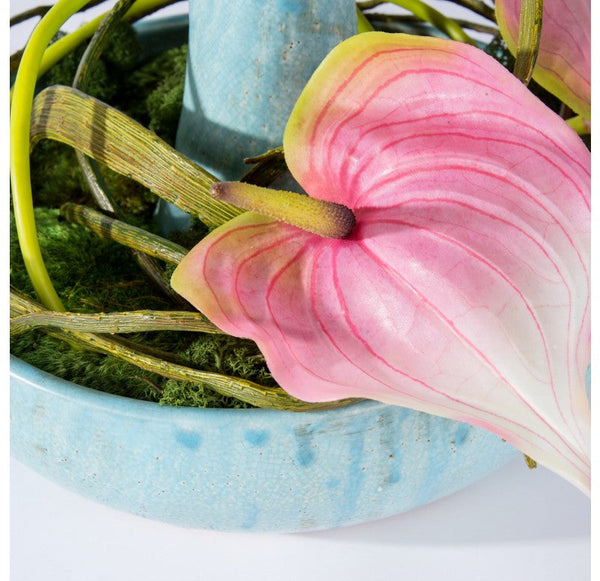 Anthurium in Tori Bowl by Gold Leaf Design Group | Decorative Bowls | Modishstore-2