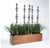 Grass: Liriope & Totems in Custom Rectangle Planter by Gold Leaf Design Group | Planters, Troughs & Cachepots | Modishstore
