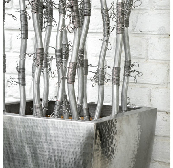 Fantasy Branches in Stainless Flared Planter by Gold Leaf Design Group | Planters, Troughs & Cachepots | Modishstore-2