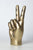 Interior Illusions Peace Sign Tabletop Gold