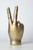 Interior Illusions Peace Sign Tabletop Gold