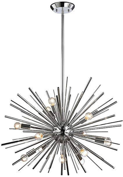 Dimond Lighting Starburst 12 Light Pendant Pendant Lamps, Dimond Lighting, - Modish Store