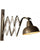 Kalalou Industrial Vertical Scissor Wall Lamp | Modishstore | Wall Lights