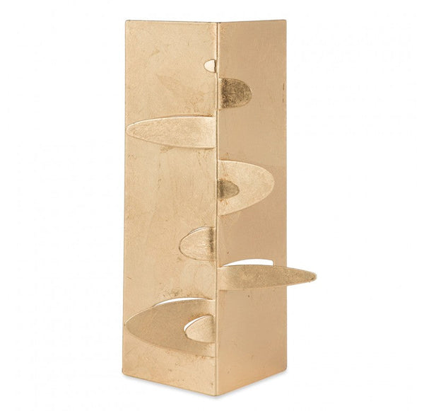 Oru Geo Sculpture, Gilded, 11.7''H (Set of 2 )by Gold Leaf Design Group | Sculptures | Modishstore