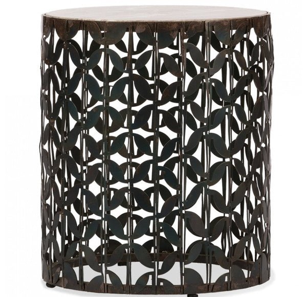 Gianna Accent Table, Blackened Iron by Gold Leaf Design Group | Accent Tables | Modishstore-4