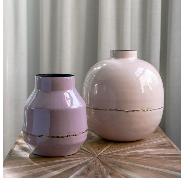 Soldar Vase Set of 2 by Gold Leaf Design Group | Vases | Modishstore-8
