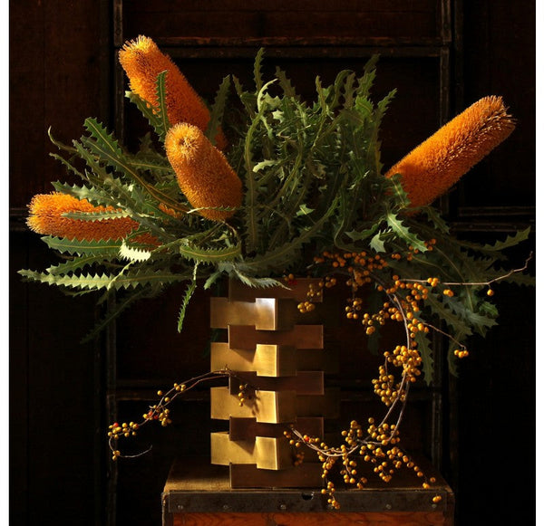 Lattice Vase by Gold Leaf Design Group | Vases | Modishstore